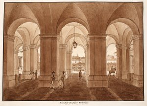 Vestibule of the Palazzo Barberini, 1833